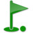 Golf Club Green 2 Icon